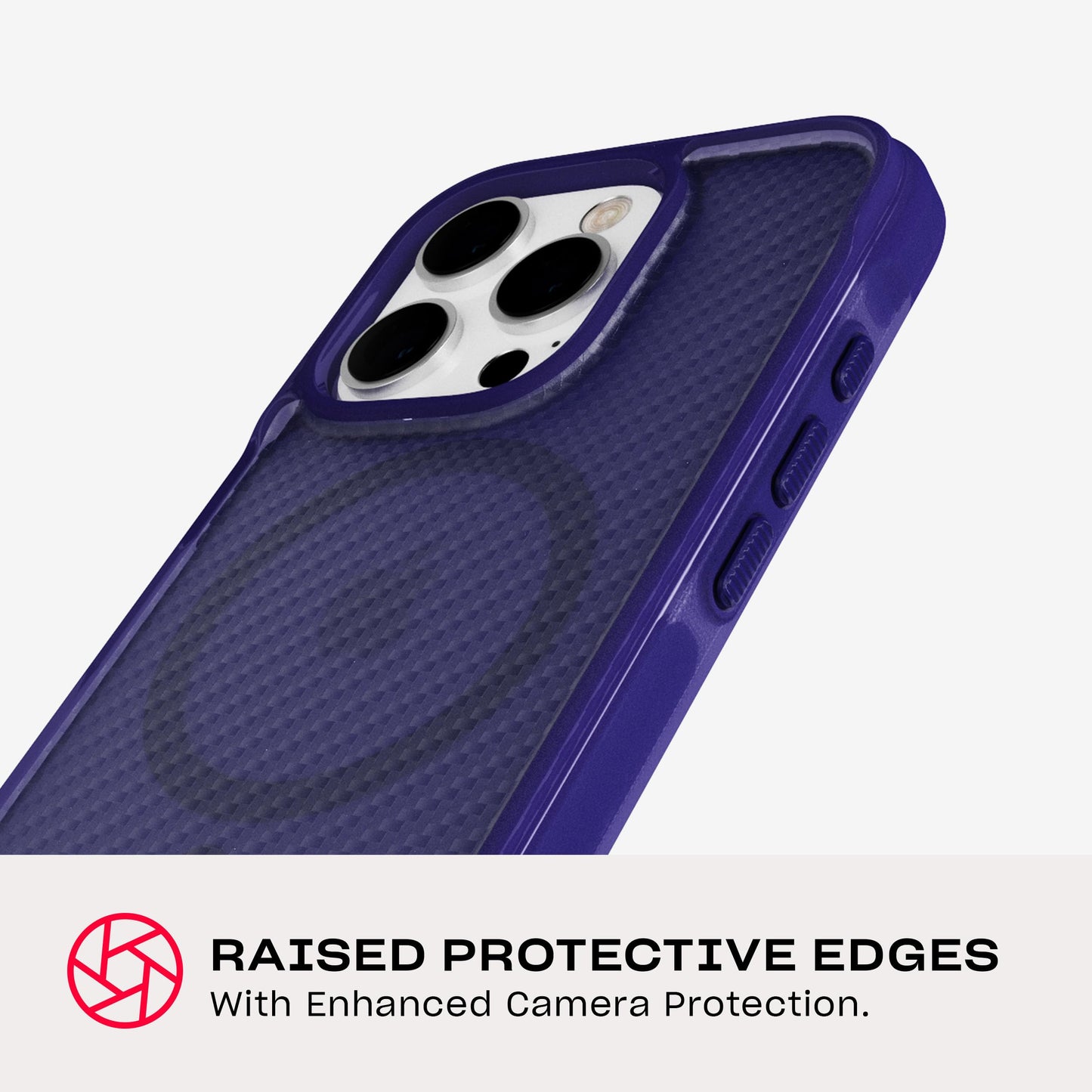 Tech21 EvoArmor for iPhone 16 Pro Compatible with MagSafe - Impact Protection Case 21x Military Standard Tested in Purple