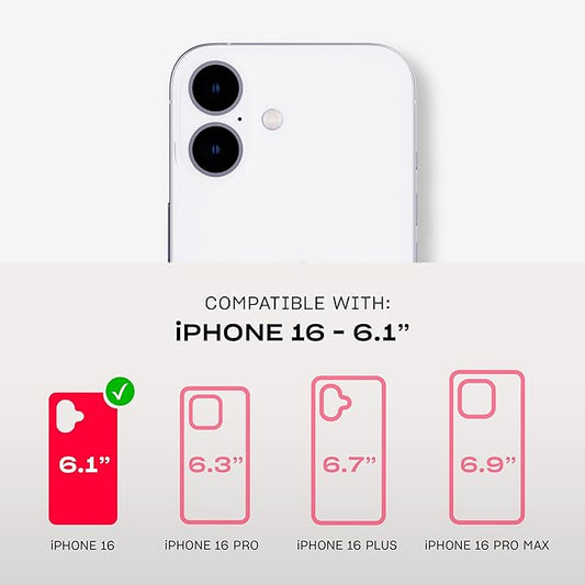 Tech21 EvoArmor for iPhone 16 Compatible with MagSafe - Impact Protection Case 21x Military Standard Tested in Pink