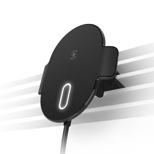 Speck ClickLock VentMount MagSafe Car Mount Charger - Magnetic Phone Holder for Car - iPhone Car Mount